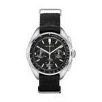 Lunar Pilot 45 mm – czarny z paskiem jednoczęściowym