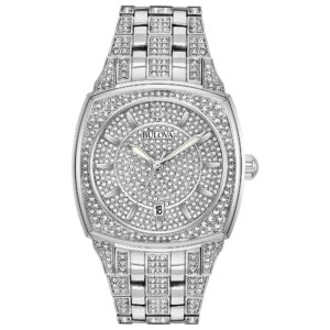 Zegarek męski Bulova Dress/Classic Crystal ze stali nierdzewnej