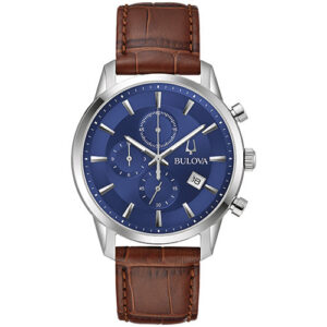 Sukienka Bulova/Klasyczna męska Bulova ze stali nierdzewnej