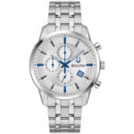 Sukienka Bulova/Klasyczna męska Bulova ze stali nierdzewnej