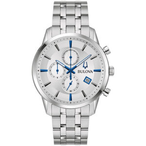 Sukienka Bulova/Klasyczna męska Bulova ze stali nierdzewnej