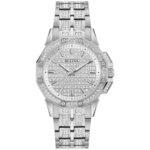 Zegarek damski Bulova Dress/Classic Crystal ze stali nierdzewnej
