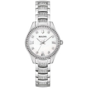 Bulova Misc Crystal damska ze stali nierdzewnej