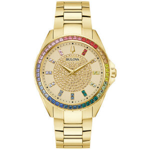 Sukienka Bulova/Klasyczna męska Bulova ze stali nierdzewnej
