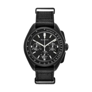 Lunar Pilot Black PVD Special Edition 45 mm – czarny na jednoczęściowym pasku