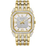 Zegarek męski Bulova Dress/Classic Crystal ze stali nierdzewnej