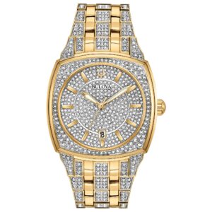 Zegarek męski Bulova Dress/Classic Crystal ze stali nierdzewnej