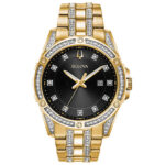 Zegarek męski Bulova Dress/Classic Crystal ze stali nierdzewnej