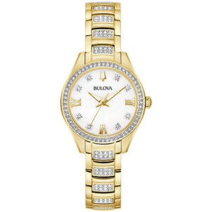 Bulova Misc Crystal damska ze stali nierdzewnej