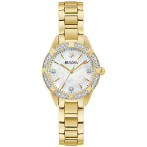 Sukienka Bulova/Klasyczna Bul damska ze stali nierdzewnej