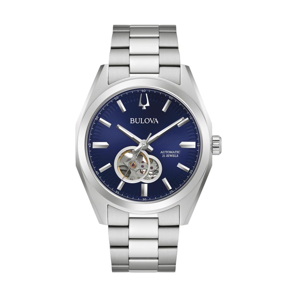 Surveyor 42mm – niebieski na pasku