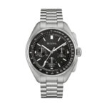 Lunar Pilot 45 mm – czarny z paskiem
