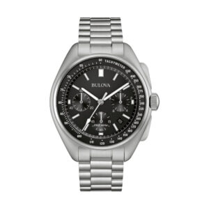 Lunar Pilot 45 mm – czarny z paskiem